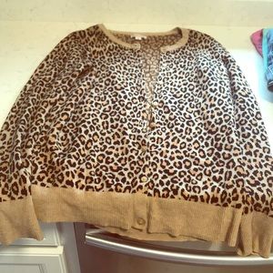 Cheetah cardigan